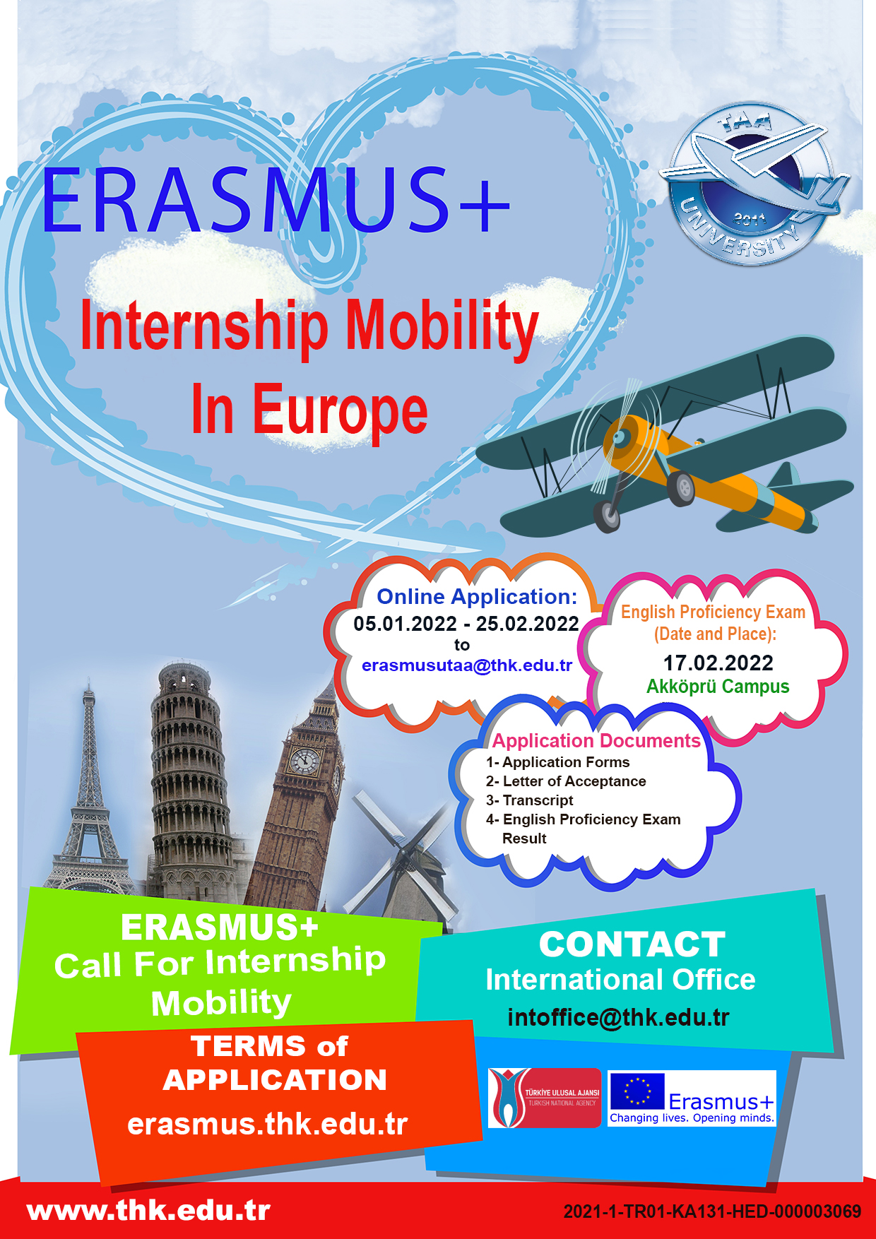 Erasmus Staj Hareketliliği